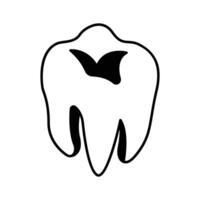 A sleek isometric icon illustrating clean tooth... vector