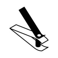 A visually appealing isometric icon of metal nail clipper... vector