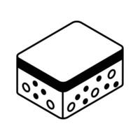 Check out this isometric icon of sponge cleaning tool... vector