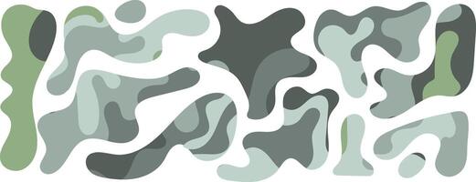 Freeform blob shapes. Abstracts amoeba shapes, freeform organic elements vector