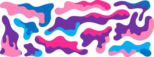 Freeform blob shapes. Abstracts amoeba shapes, organic elements vector