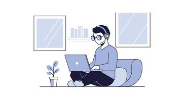 Embracing Remote Work An Analysis of Productivity, Benefits, and Future Trends vector