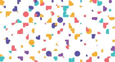 A Playful Array of Geometric Shapes Creates a Whimsical and Engaging Visual Composition vector