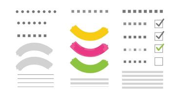 Organizing Tasks and Projects with Checklists and Visual Cues for Improved Productivity vector