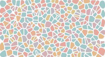 A colorful mosaic pattern with many different colors vector