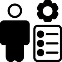 Soft SkillsModern Semi Solid Black Icon vector