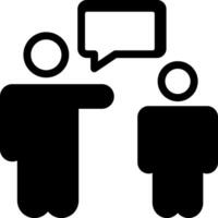 MentorshipModern Semi Solid Black Icon vector
