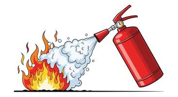 Fire extinguisher price 0.00 vector