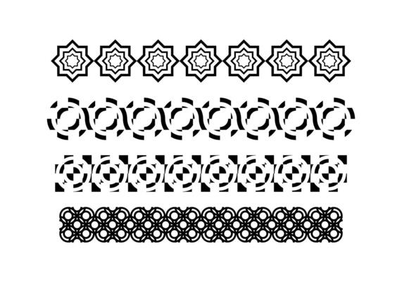 seamless tribal pattern with geometric motifs