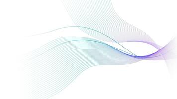 Abstract background with blue and purple waves. illustration for your design. vector
