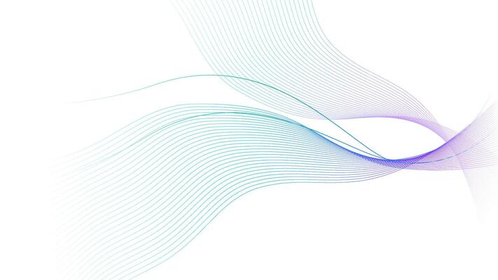Abstract background with blue and purple waves. illustration for your design.