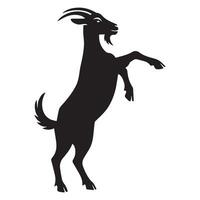 Goat Silhouette Design Perfect for Apparel vector