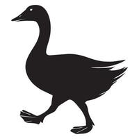Goose Silhouette Clipart for Sublimation Crafts vector