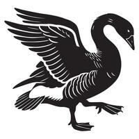 Adorable Goose Graphic for Creative Printing vector