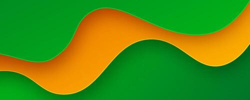 3D waves abstract background overlap layer on bright space with colorful flowing shape effect decoration. Modern graphic design element cutout style concept for web, art, flyer, card or brochure cover vector