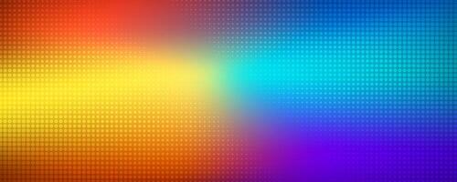 Colorful abstract background with halftone and vibrant gradient colors effect decoration. Modern graphic design element blurred style concept for web banner, art, flyer, card, or brochure cover vector