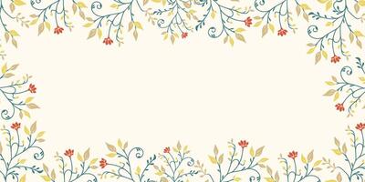 wildflower abstract background with elegant floral structure.wedding invitation template for fabric card and wall art design vector