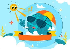 World Ozone Day Flat Style Design to Promote Awareness of the Ozone Layer and Environmental Protection vector