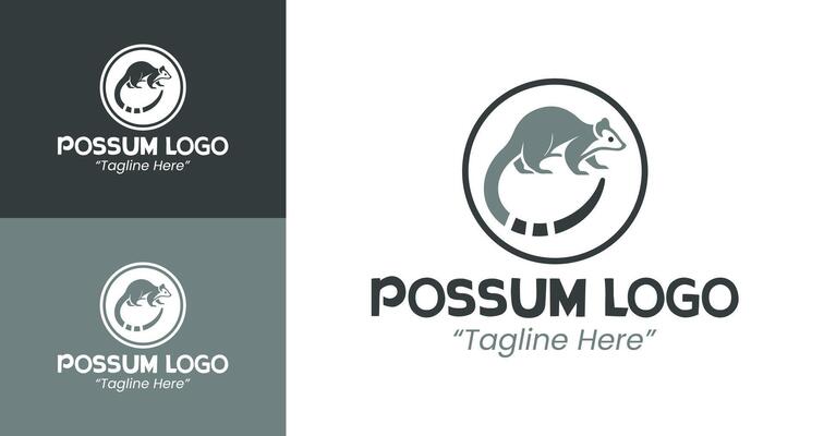 Creative Possum Logo Design for Unique Branding and Business Identity