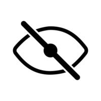 Eye icon. eye symbol in flat style isolated on white background. vector