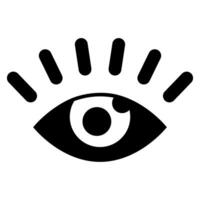 Eye icon isolated on white background for your web and mobile app design, Eye logo concept vector