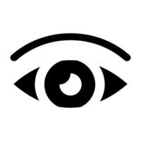 Eye icon isolated on white background for your web and mobile app design, Eye logo concept. vector