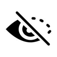 Eye icon on white background. illustration in trendy flat style. vector