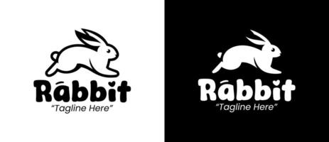 Modern and Clean Rabbit Logo for Minimalist Branding and Design Projects vector