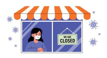 The Impact of Global Health Crises on Local Businesses and Economies Worldwide vector