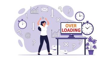 The Burden of Information Overload in the Modern World A Guide to Coping vector