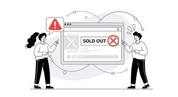 The Dangers of Running Out of Stock How to Avoid Supply Chain Disruptions vector