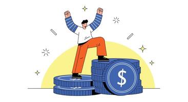 Achieving Financial Success A Guide to Building Wealth and Securing Your Future vector
