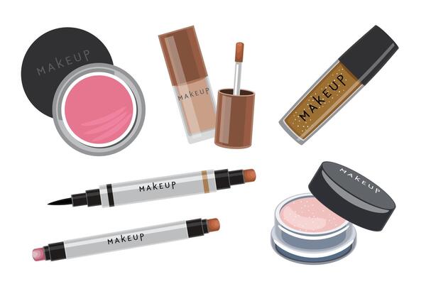 Set of Palettes Makeup Products