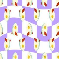 Seamless Surfboard Summer Pattern Design vector