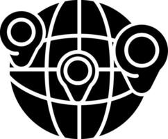 Geolocalization GPS Tracking Icon vector