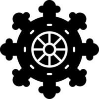 Ship Rudder Navigation Symbol vector