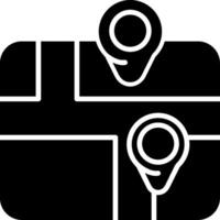 Map with Direction Indicators vector