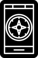 Compass with Cardinal Points vector