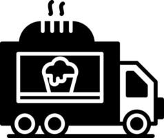 Food Truck with Menu Board vector