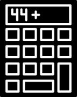 Digital Retail Calculator Icon vector
