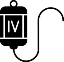 Intravenous Fluid Drip Stand vector