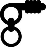 Wall Anchor Point for Climbing vector