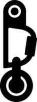 Fixed Wall Bolt for Climbing Routes vector