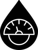 Daily Water Consumption Tracking Icon vector