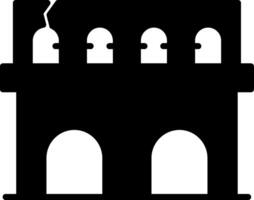 Ancient Aqueduct Structure Illustration vector