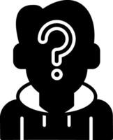 Enigmatic Tech Identity Male vector