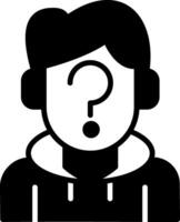 Low Profile Child in Shadow vector