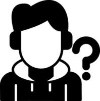 Unknown Female Internet User vector