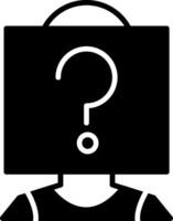Anonymous Male Profile Silhouette vector