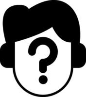 Covered Man in Dark Mode vector